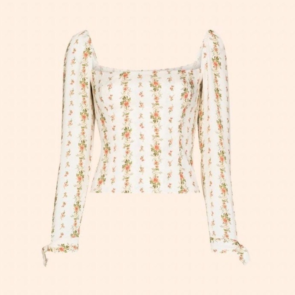 REFORMATION | Ariana Top (Poppyseed)